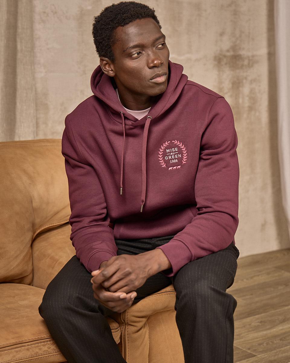 Sweat unisexe Elison rouge I Mise au Green