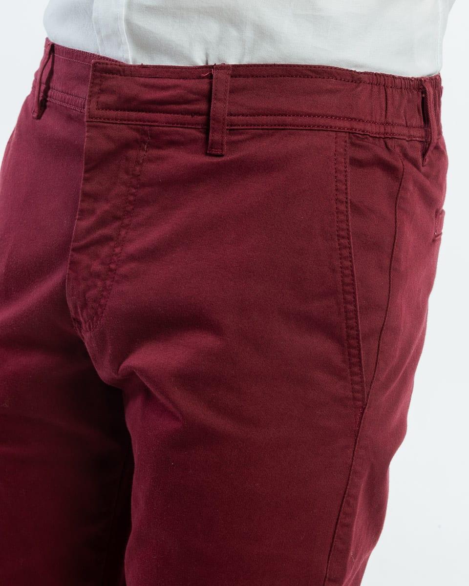 Pantalon chino sales bordeaux femme