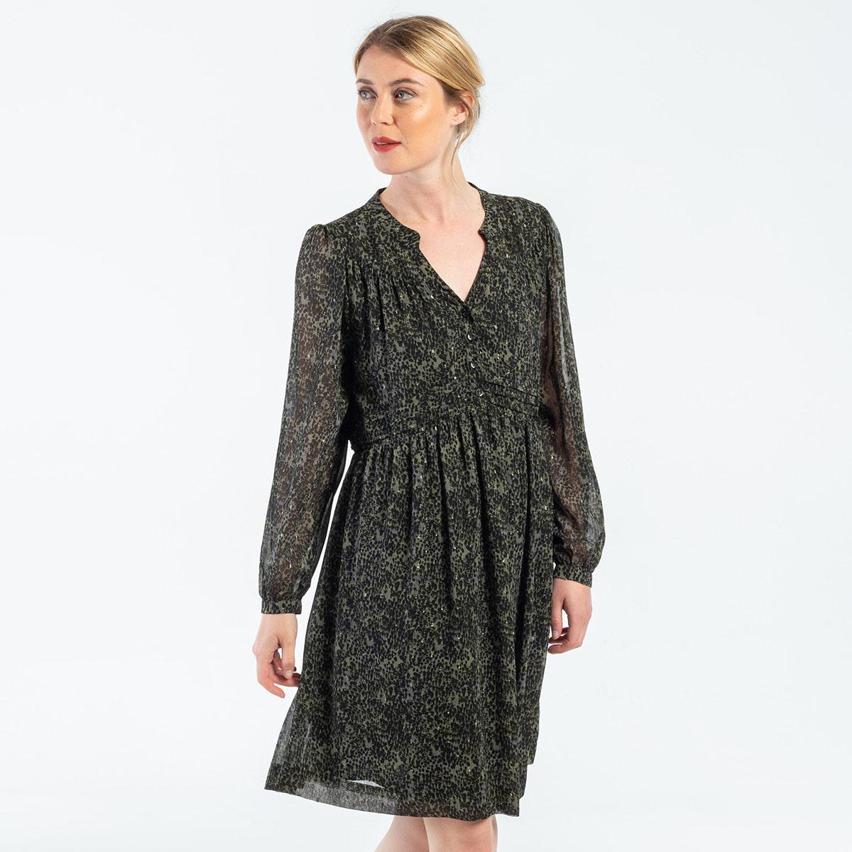 Robe voile store manche longue