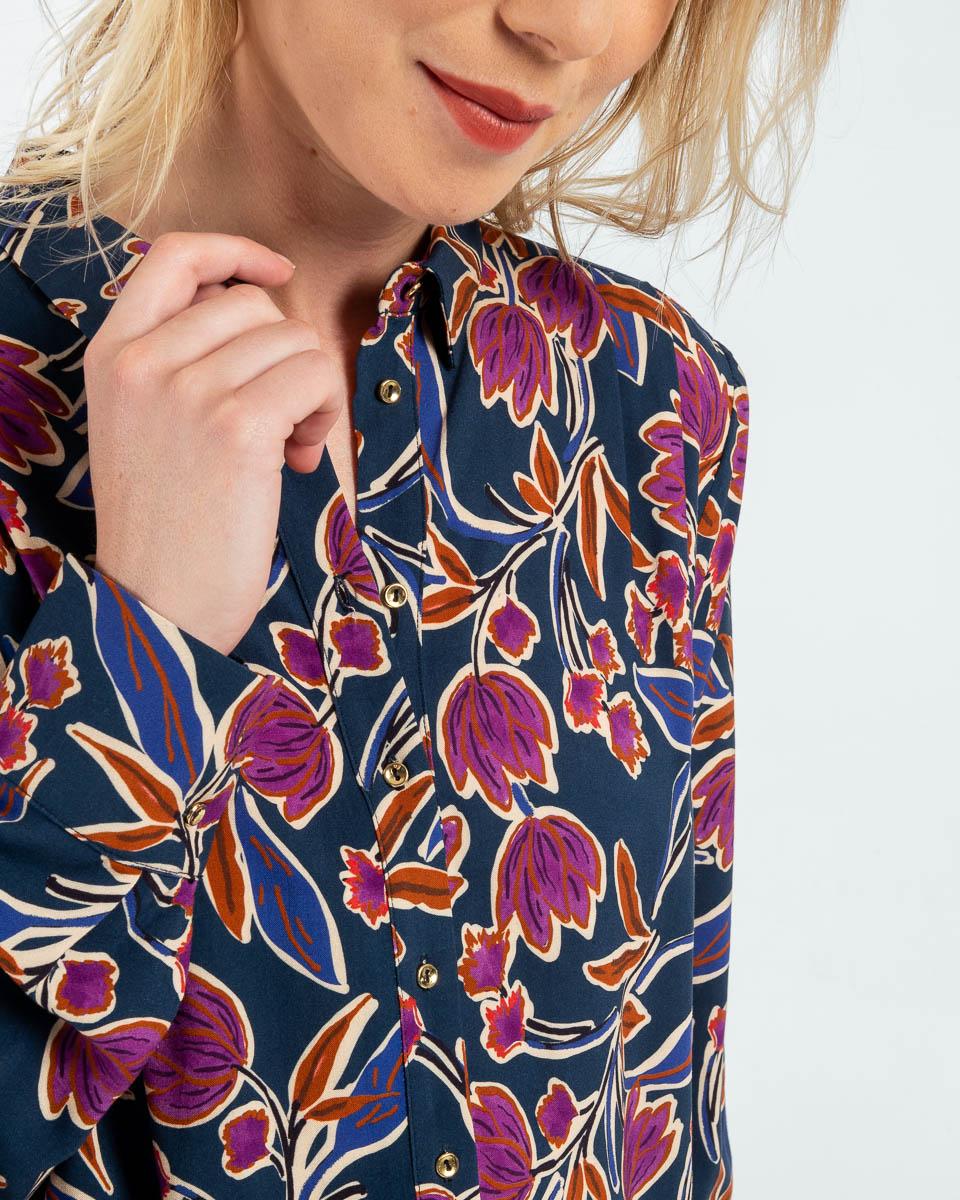 Chemisier imprimé foulard zara clearance