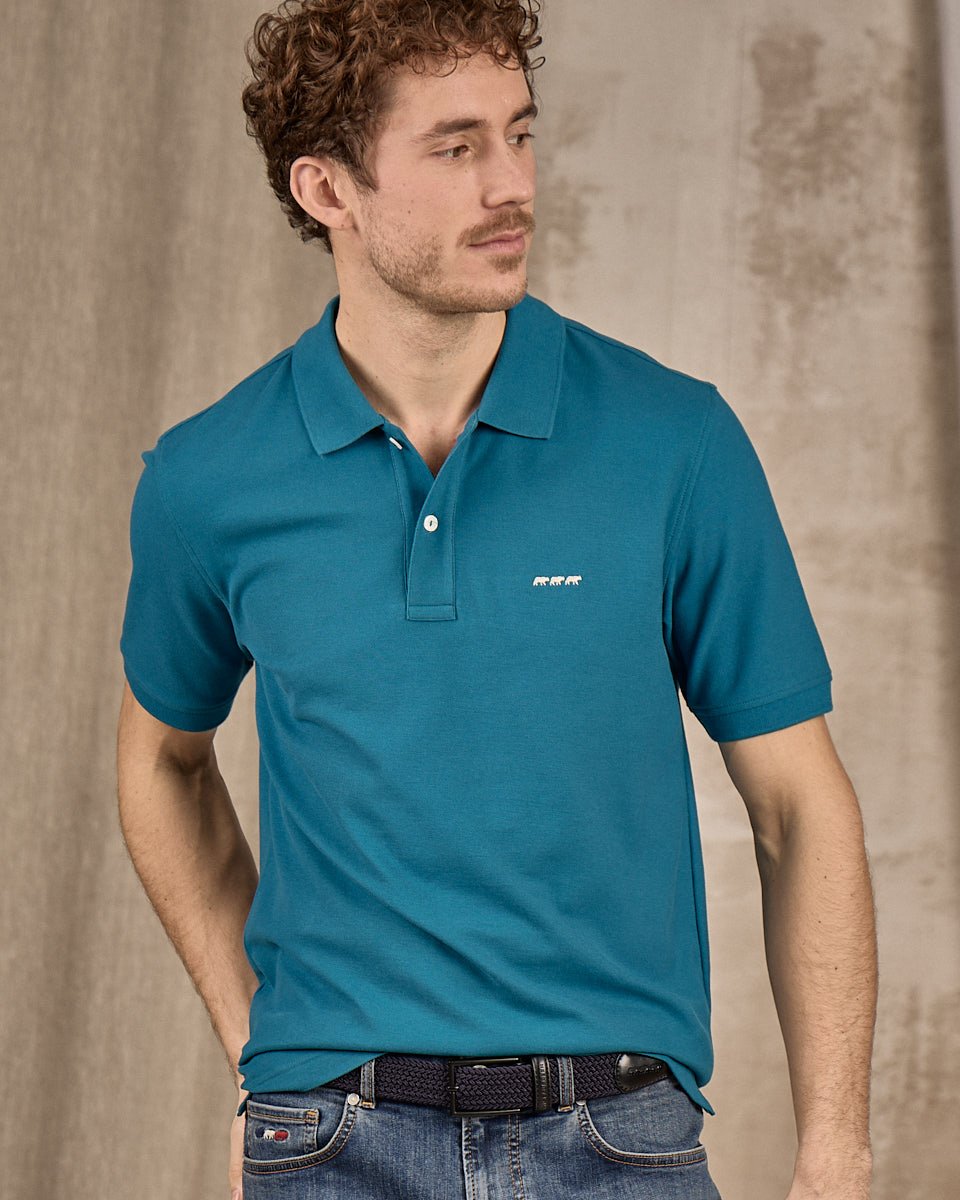 Polo Collin bleu