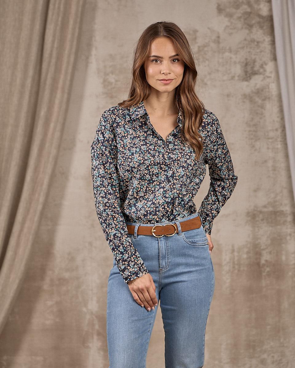 Chemise Émilia bleu