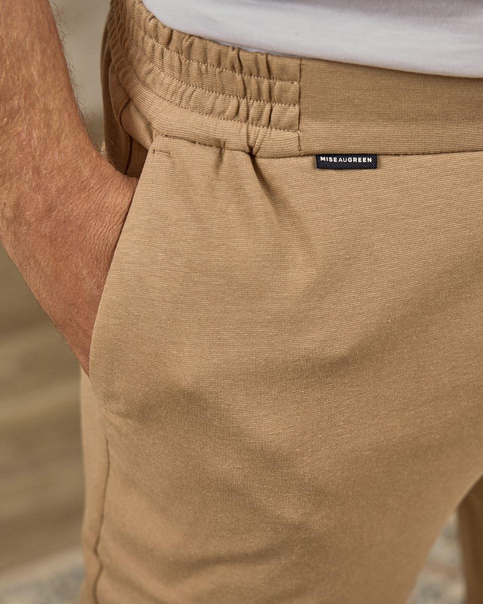 Pantalon jogging beige