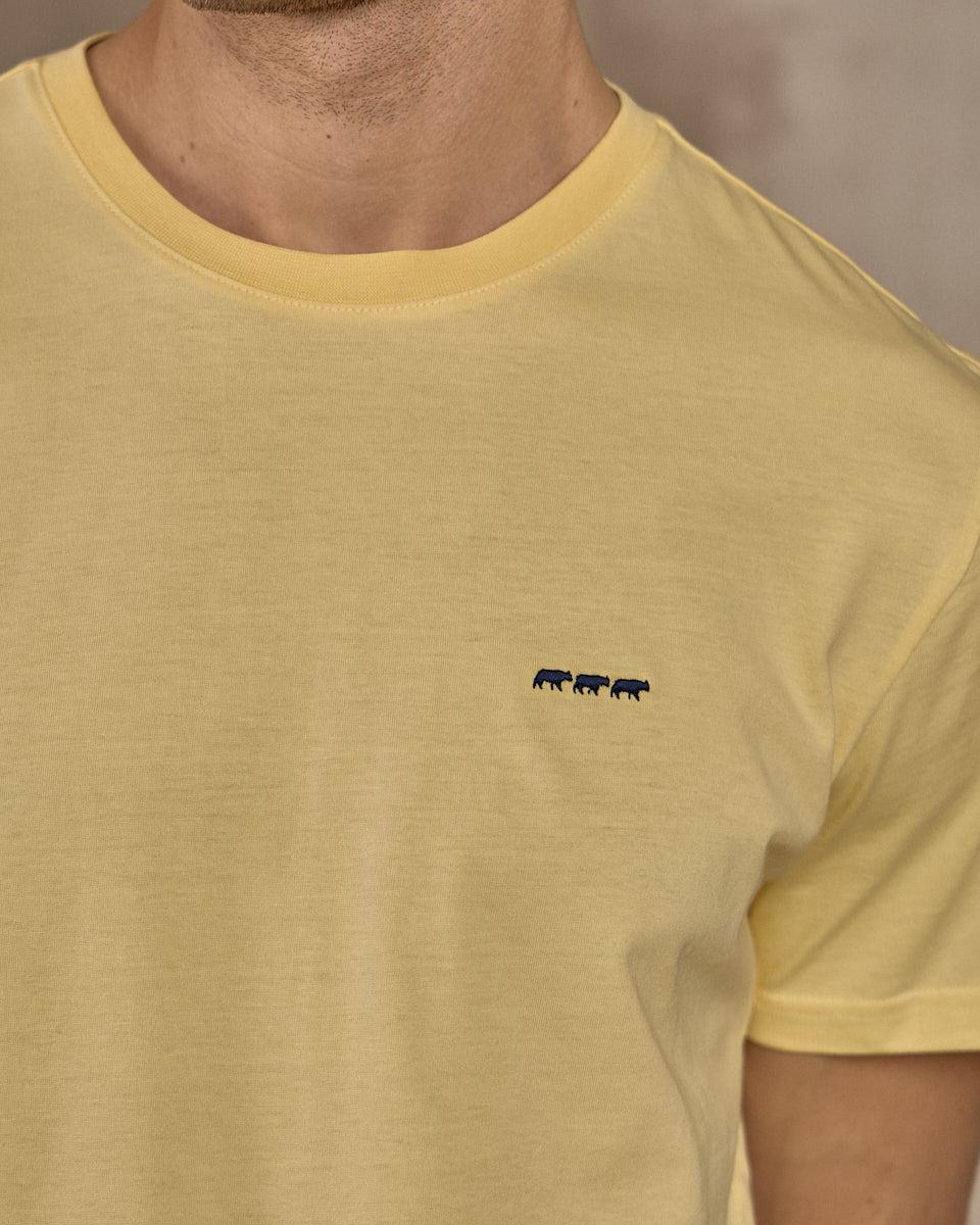T-shirt Cédric jaune