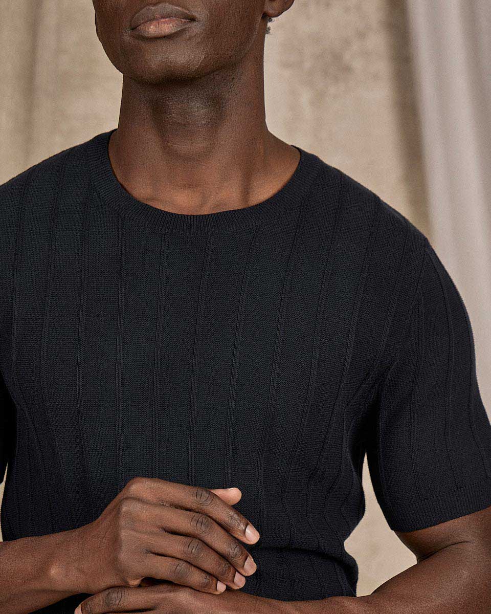 T-shirt Damien bleu