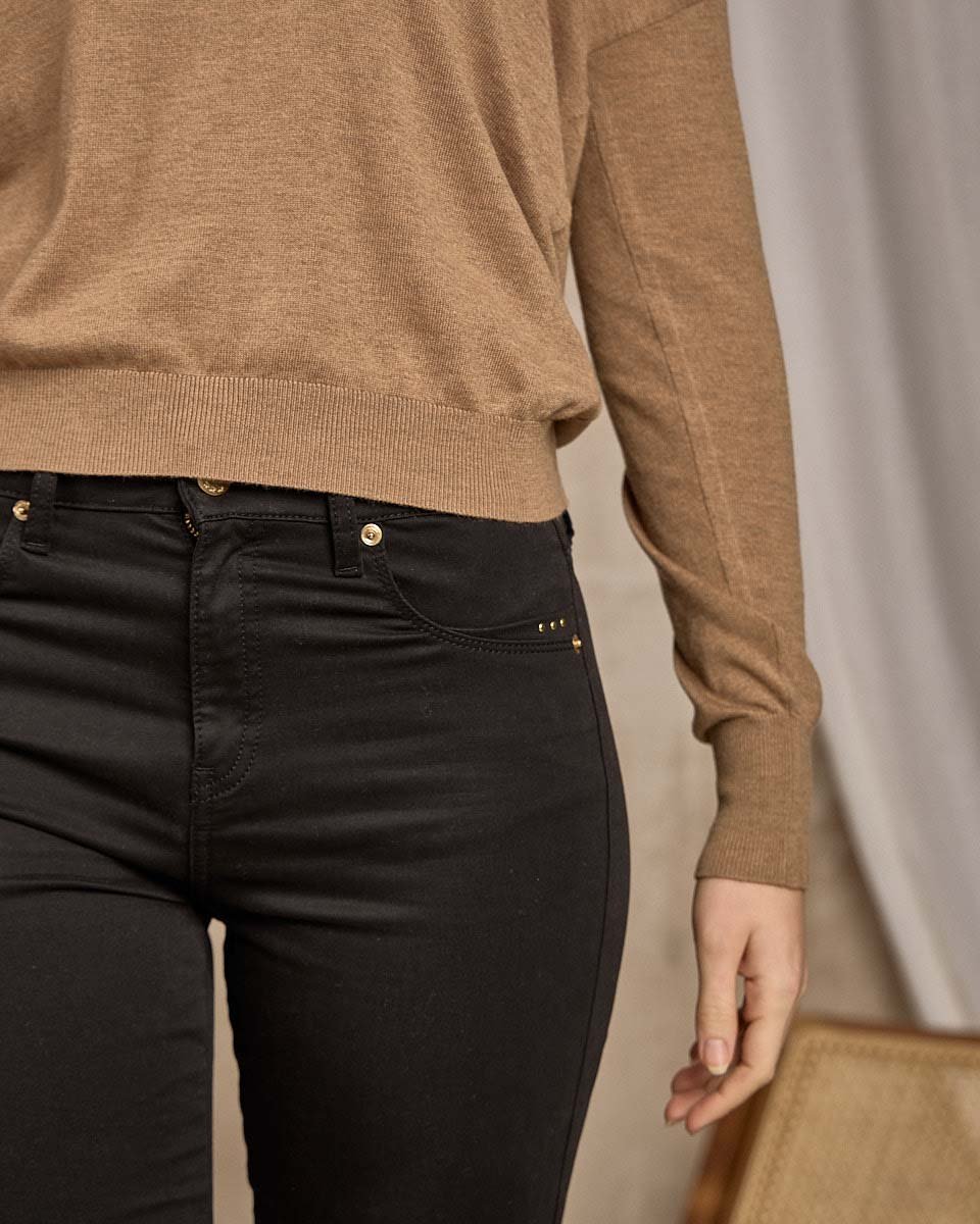 Pantalon droit noir