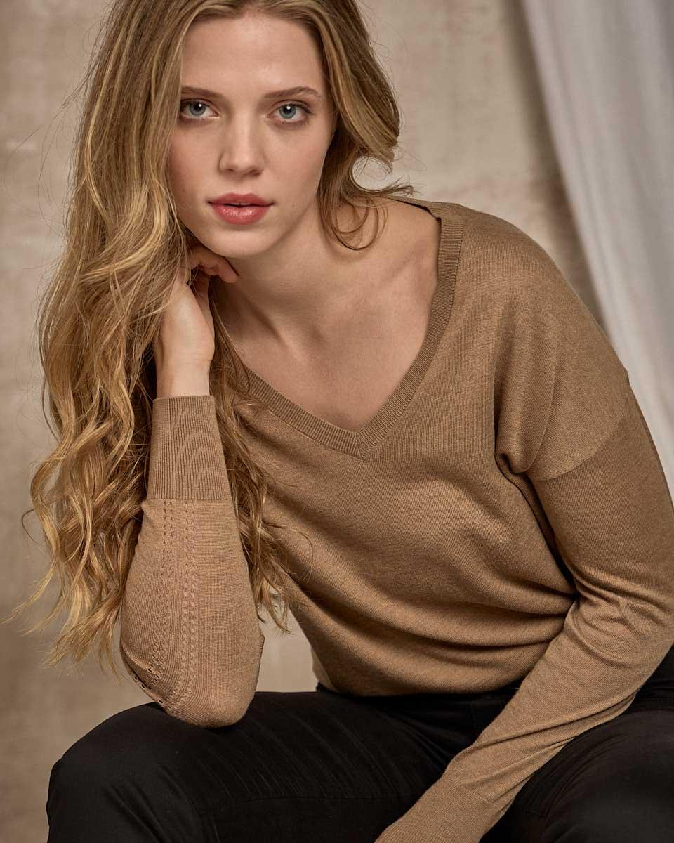 Pull Damien beige
