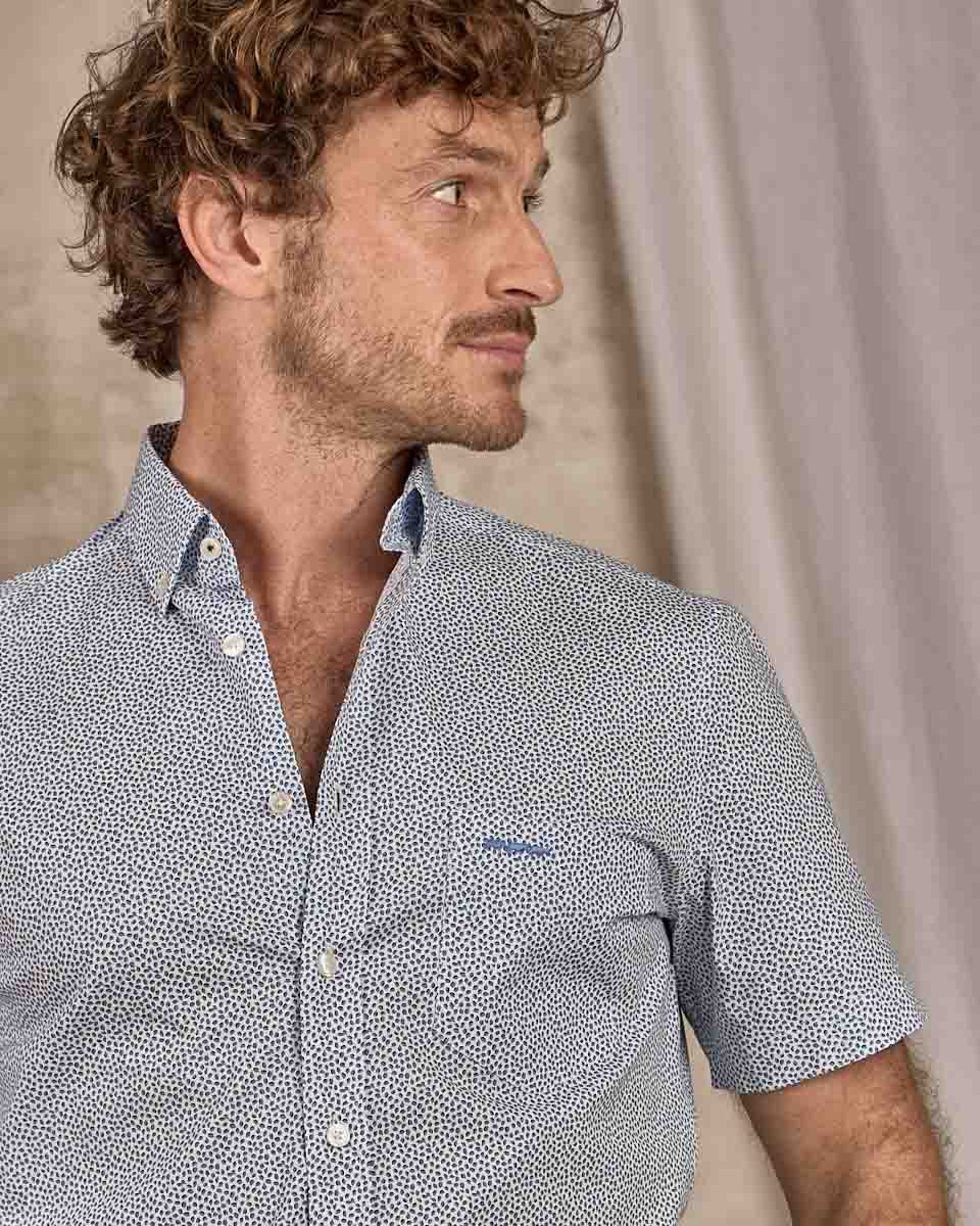 Chemise Darwin bleu