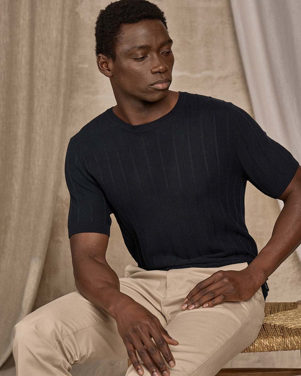 T-shirt Damien bleu