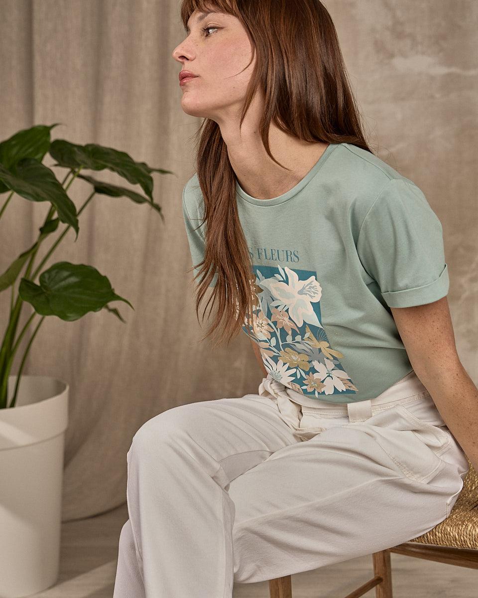 T-shirt Dahlia beige