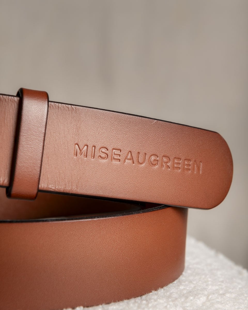 Ceinture signature avec boucle travaillée
