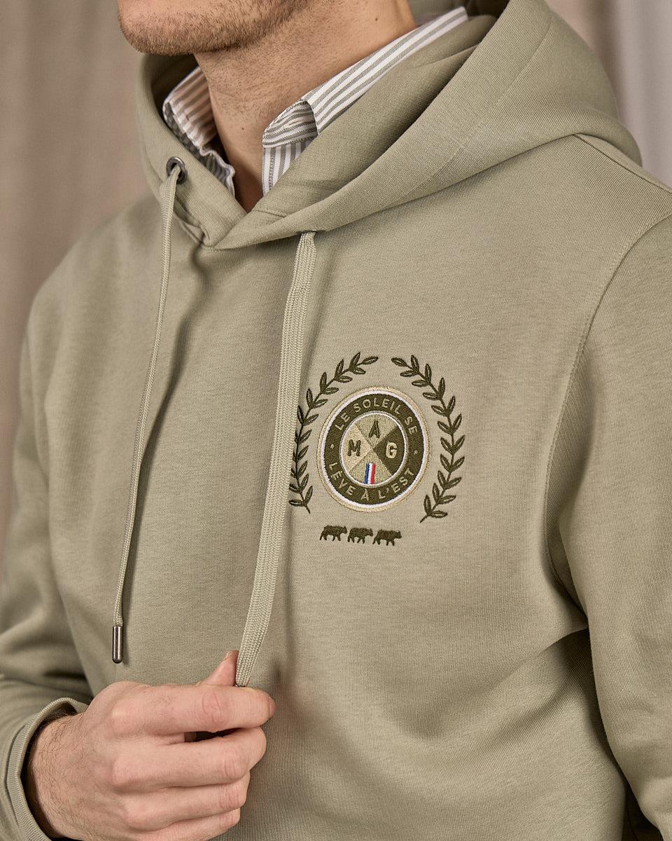 Hoodie vert