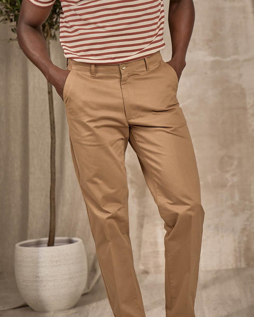Pantalon ville beige