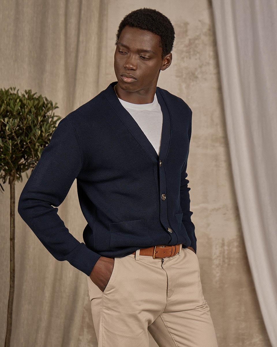 Cardigan Cameron bleu
