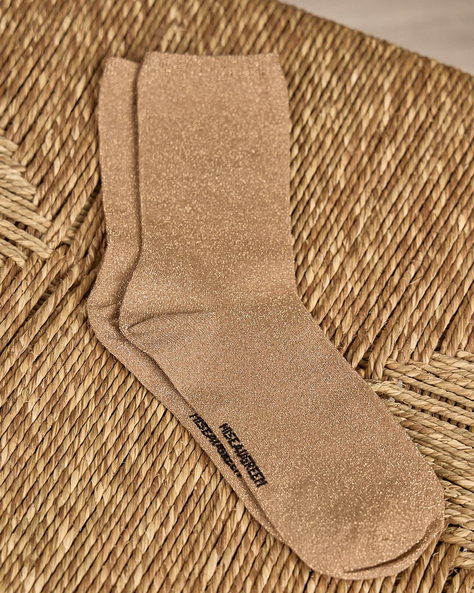 Chaussettes Célia beige