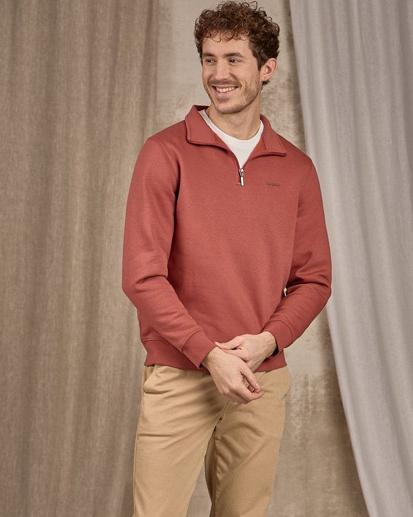 Sweat col camionneur rose Sweat col camionneur rose