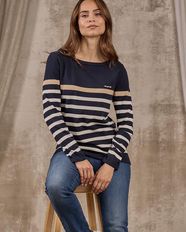 Pull rayé bleu Pull rayé bleu