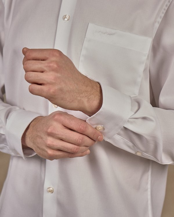Chemise unie blanc Chemise unie blanc