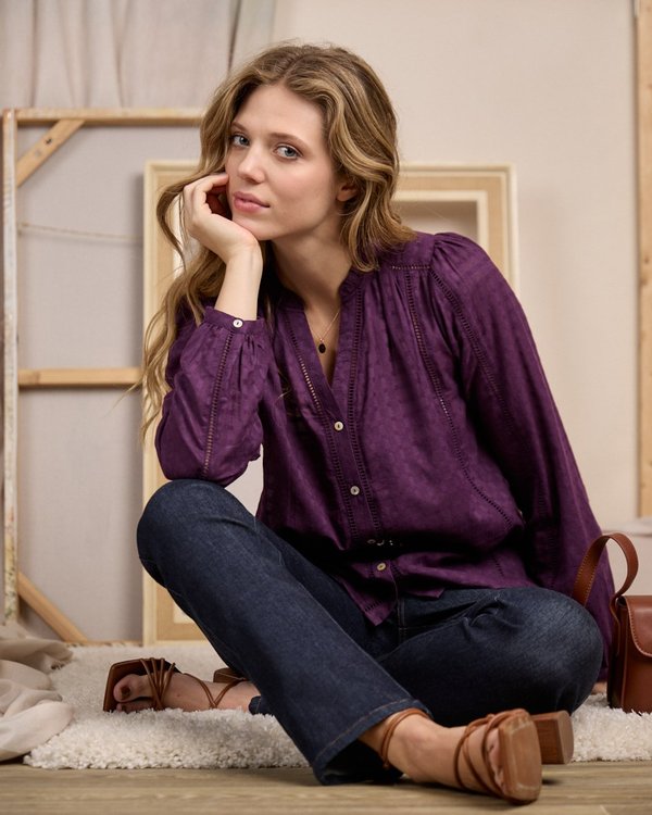 Chemise Cristy violet Chemise Cristy violet