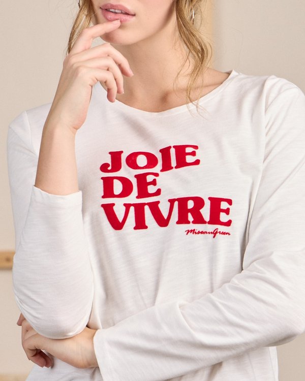 T-shirt message blanc T-shirt message blanc