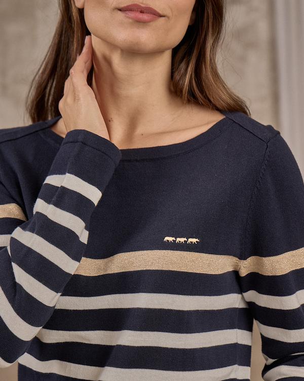 Pull rayé bleu Pull rayé bleu