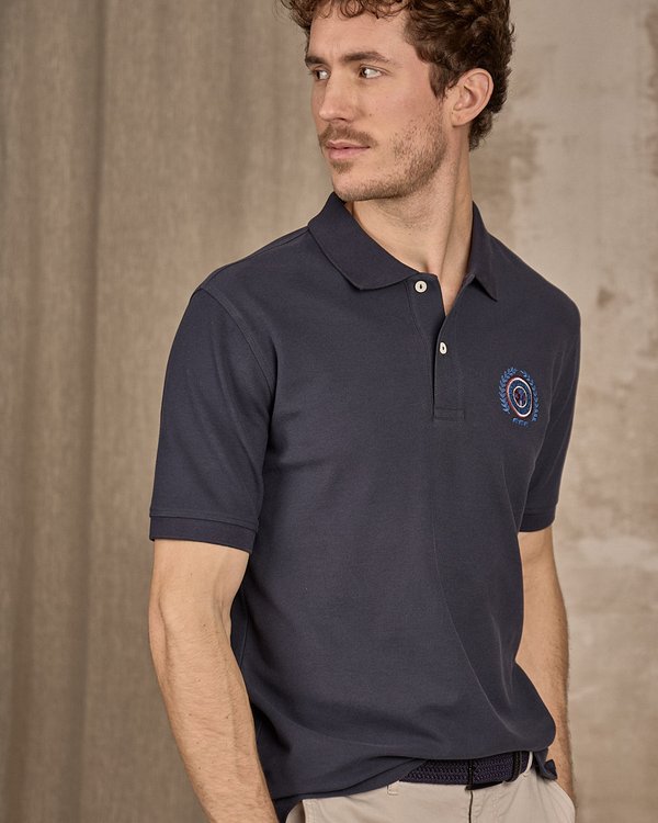 Polo blason bleu Polo blason bleu