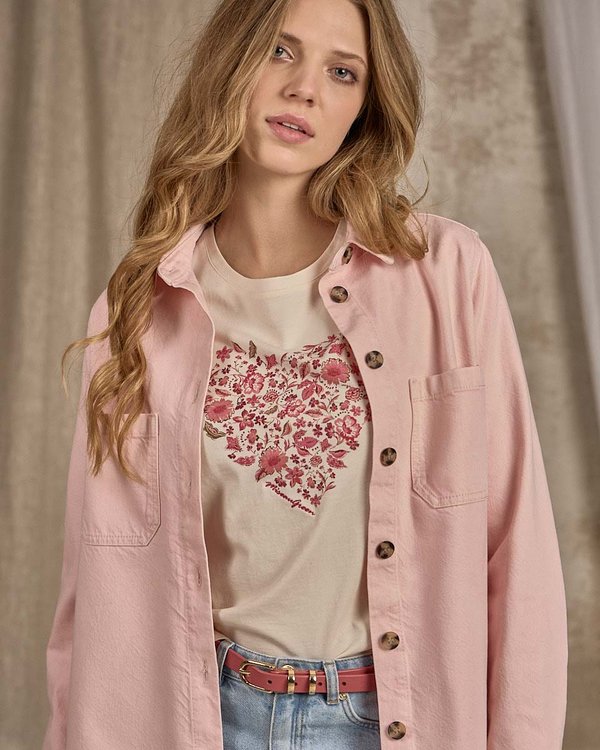 Surchemise Enora rose Surchemise Enora rose