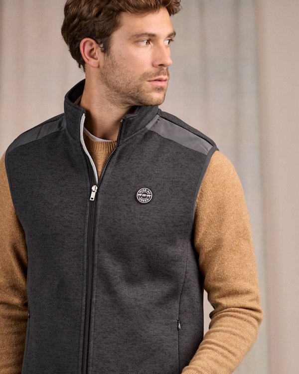 Polaire sans manches gris Polaire sans manches gris