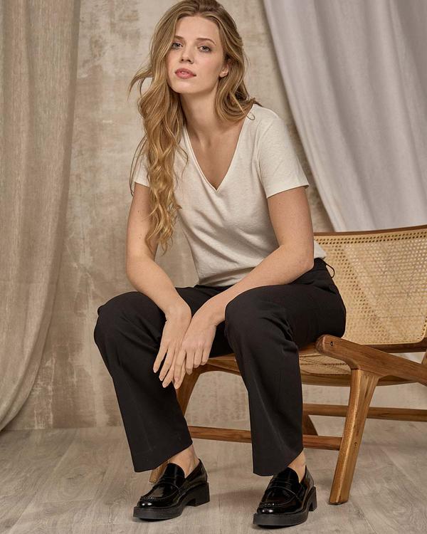 T-shirt col V blanc T-shirt col V blanc