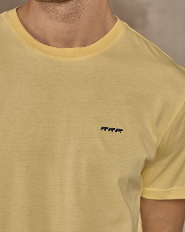 T-shirt Cédric jaune T-shirt Cédric jaune