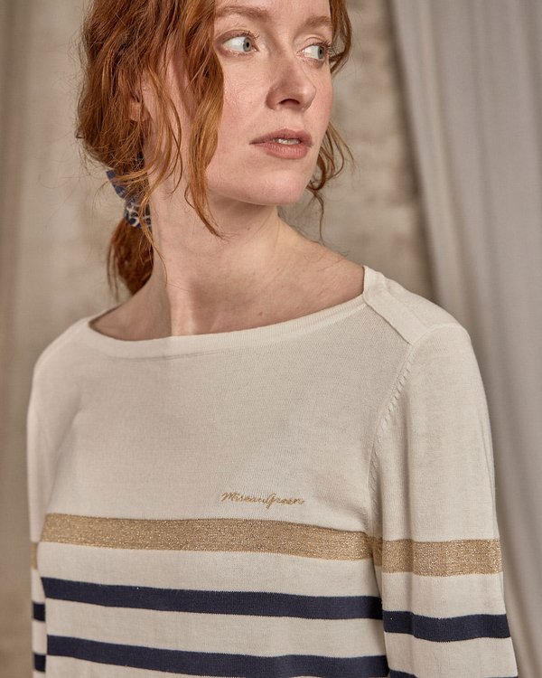 Pull rayé blanc Pull rayé blanc