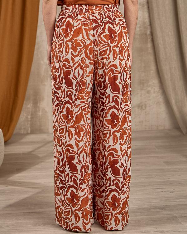 Pantalon fluide rouge Pantalon fluide rouge