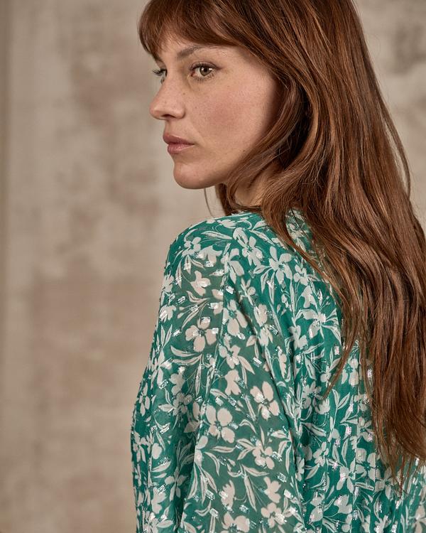Robe longue imprimée vert Robe longue imprimée vert