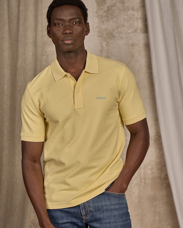 Polo Collin jaune Polo Collin jaune
