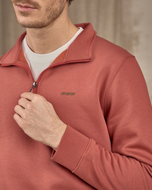 Sweat col camionneur rose Sweat col camionneur rose