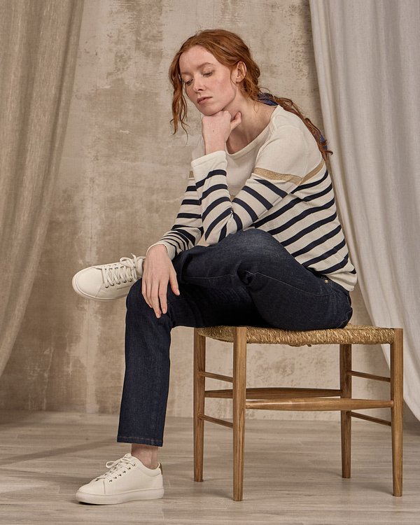 Pull rayé blanc Pull rayé blanc