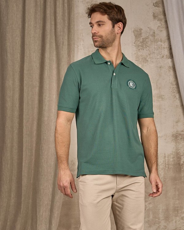 Polo blason vert Polo blason vert