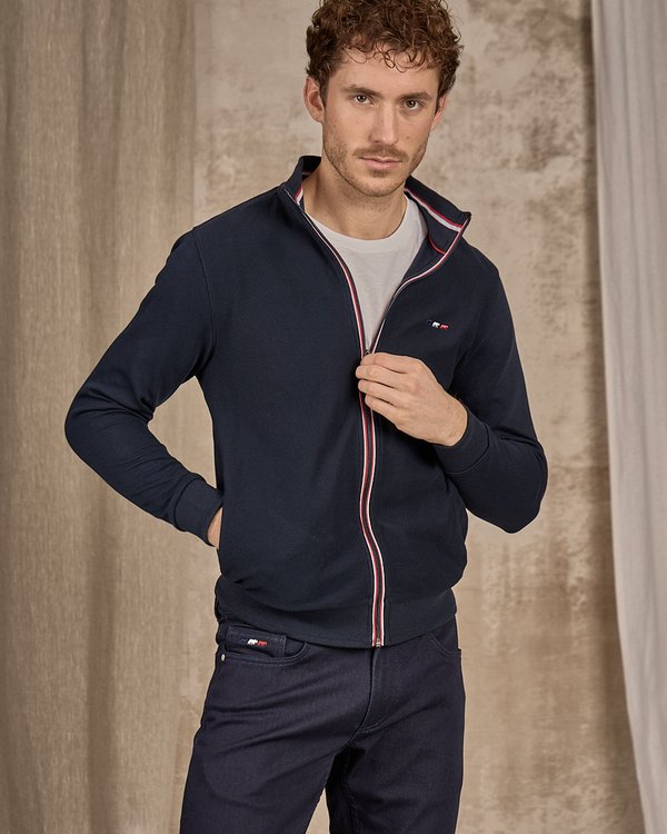 Cardigan zippé