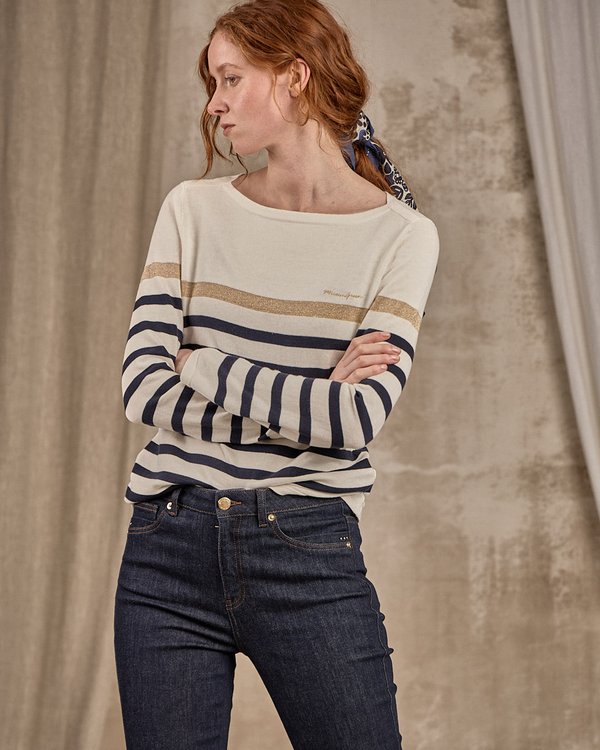 Pull rayé blanc Pull rayé blanc