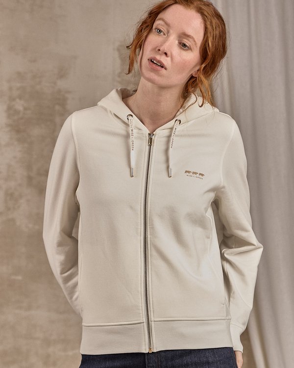 Sweat zippé blanc Sweat zippé blanc