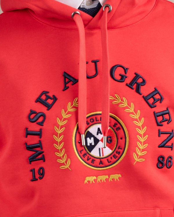 Hoodie blason rouge Hoodie blason rouge