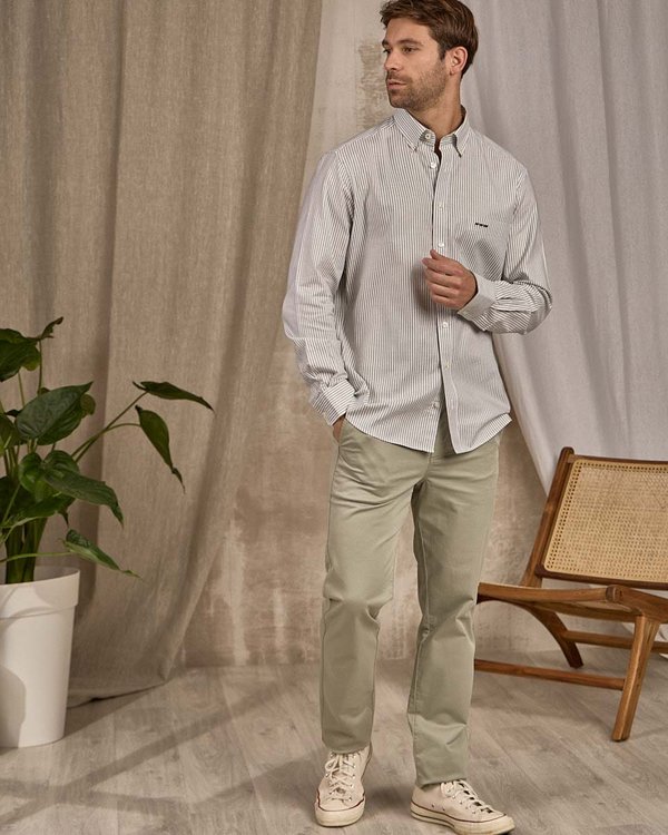 Chemise rayée vert Chemise rayée vert