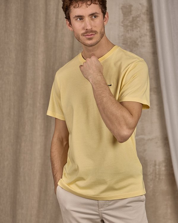 T-shirt Cédric jaune T-shirt Cédric jaune