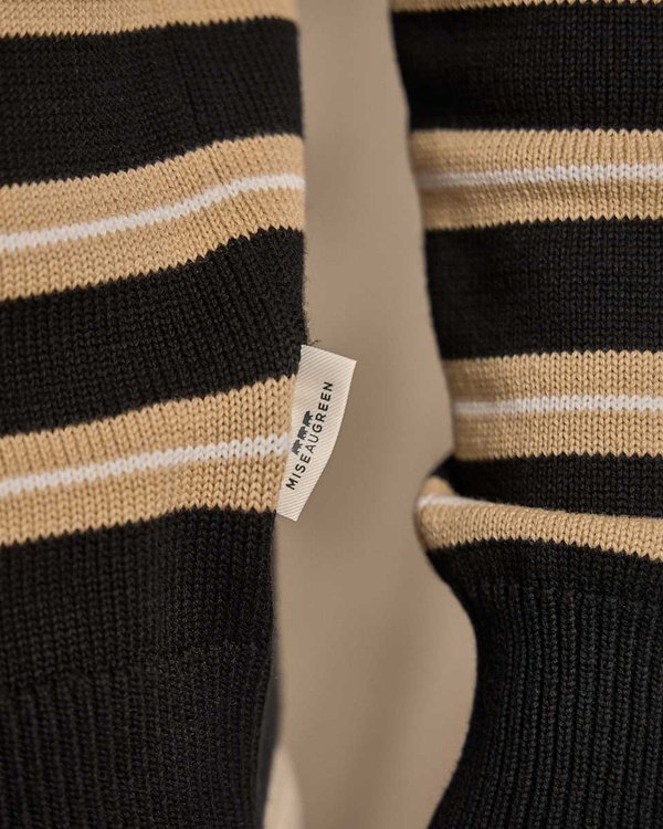 Pull col rond beige Pull col rond beige