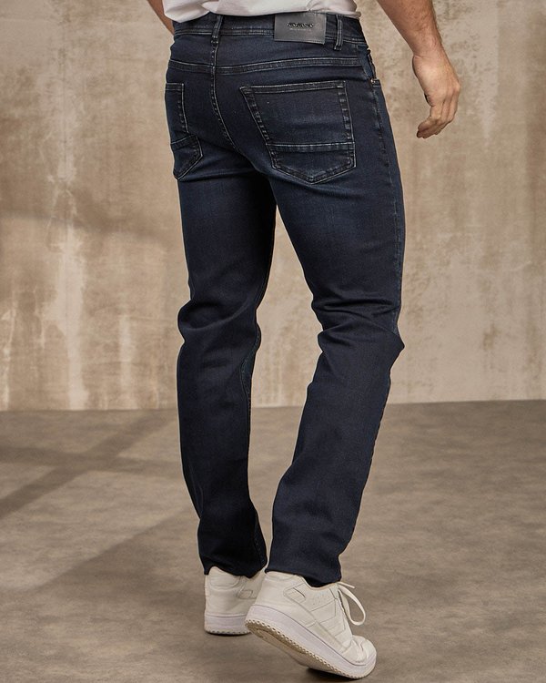 Jean coupe ajustée bleu Jean coupe ajustée bleu