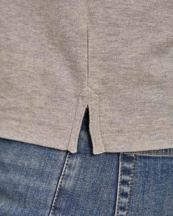 Polo manches longues gris Polo manches longues gris
