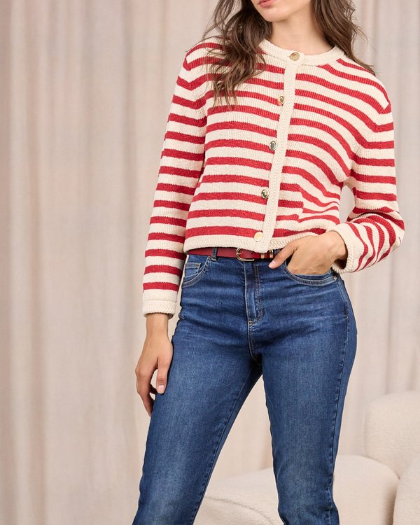 Cardigan Connie rouge Cardigan Connie rouge