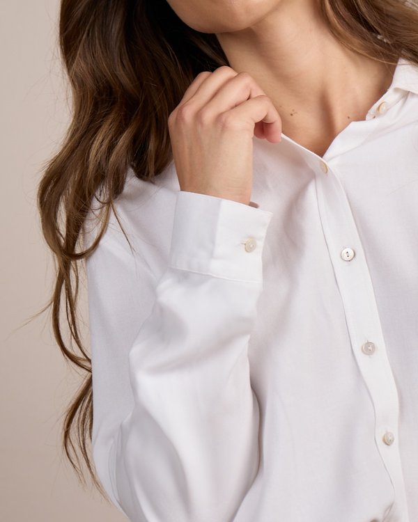 Chemise unie blanc Chemise unie blanc
