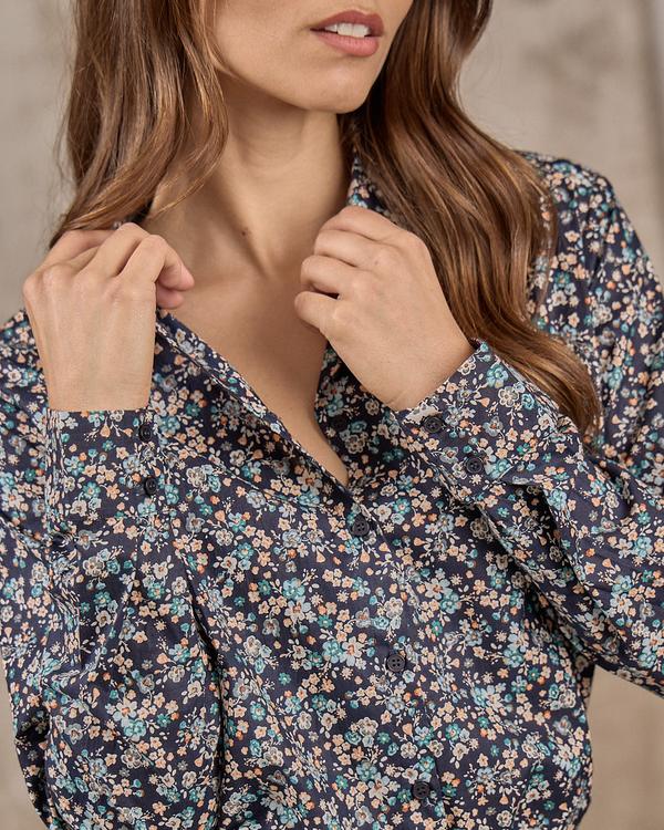 Chemise Émilia bleu