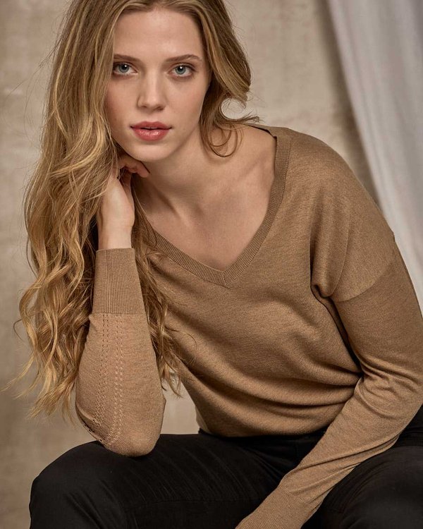Pull Damien beige Pull Damien beige